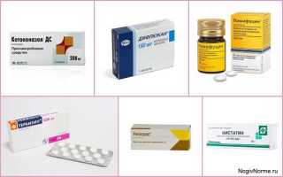 Противогрибковые препараты в таблетках широкого спектра действия