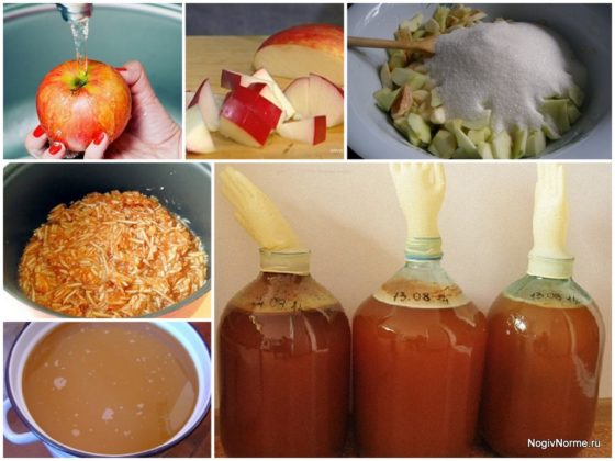 Основные этапы приготовления домашнего яблочного уксуса