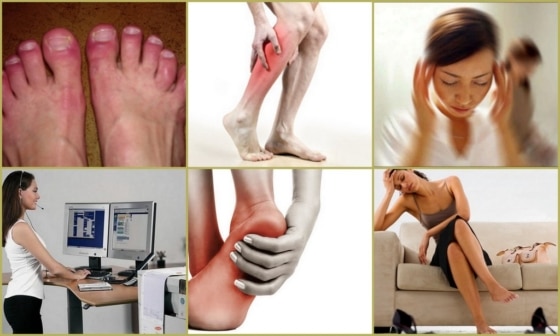Симптомы онемения на правой ноге