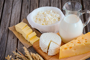 Молочные продукты можно при диете экземы