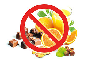 Запрещенные продукты при диете псориазе