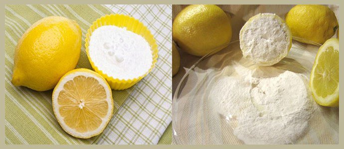 Лимон, соль и сода