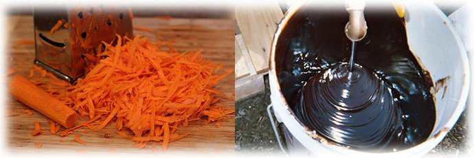 рецепт на основе моркови и березового дегтя