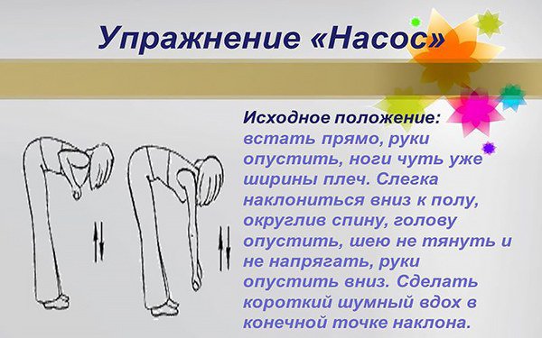 упражнение «насос»